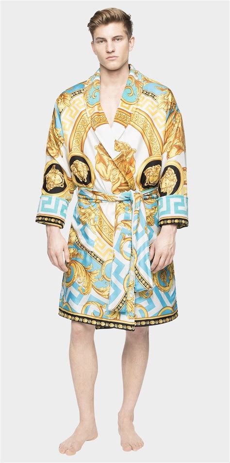 nerd in versace robe|who makes Versace robes.